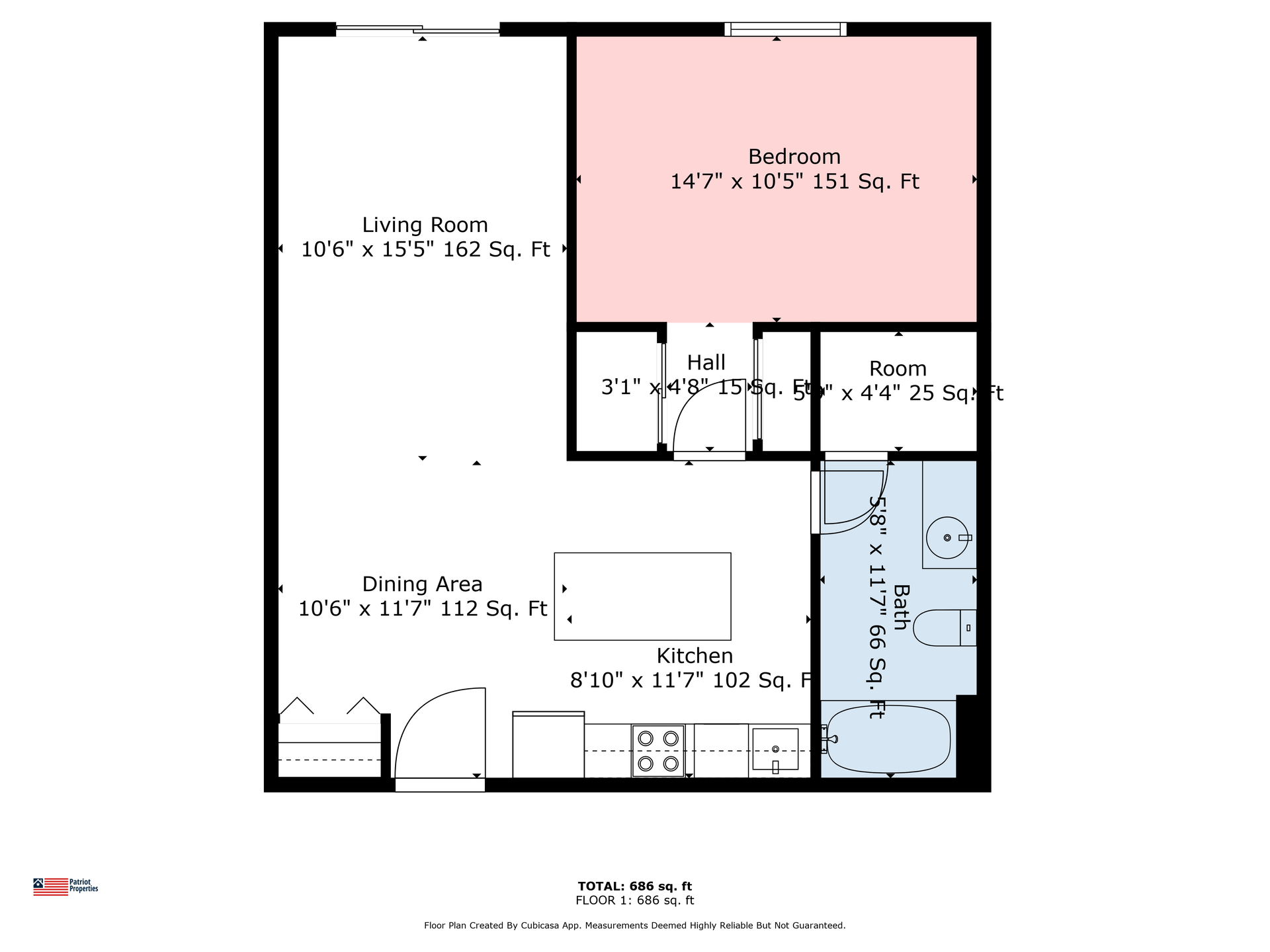 MONROE Apartment: 201 3rd Avenue