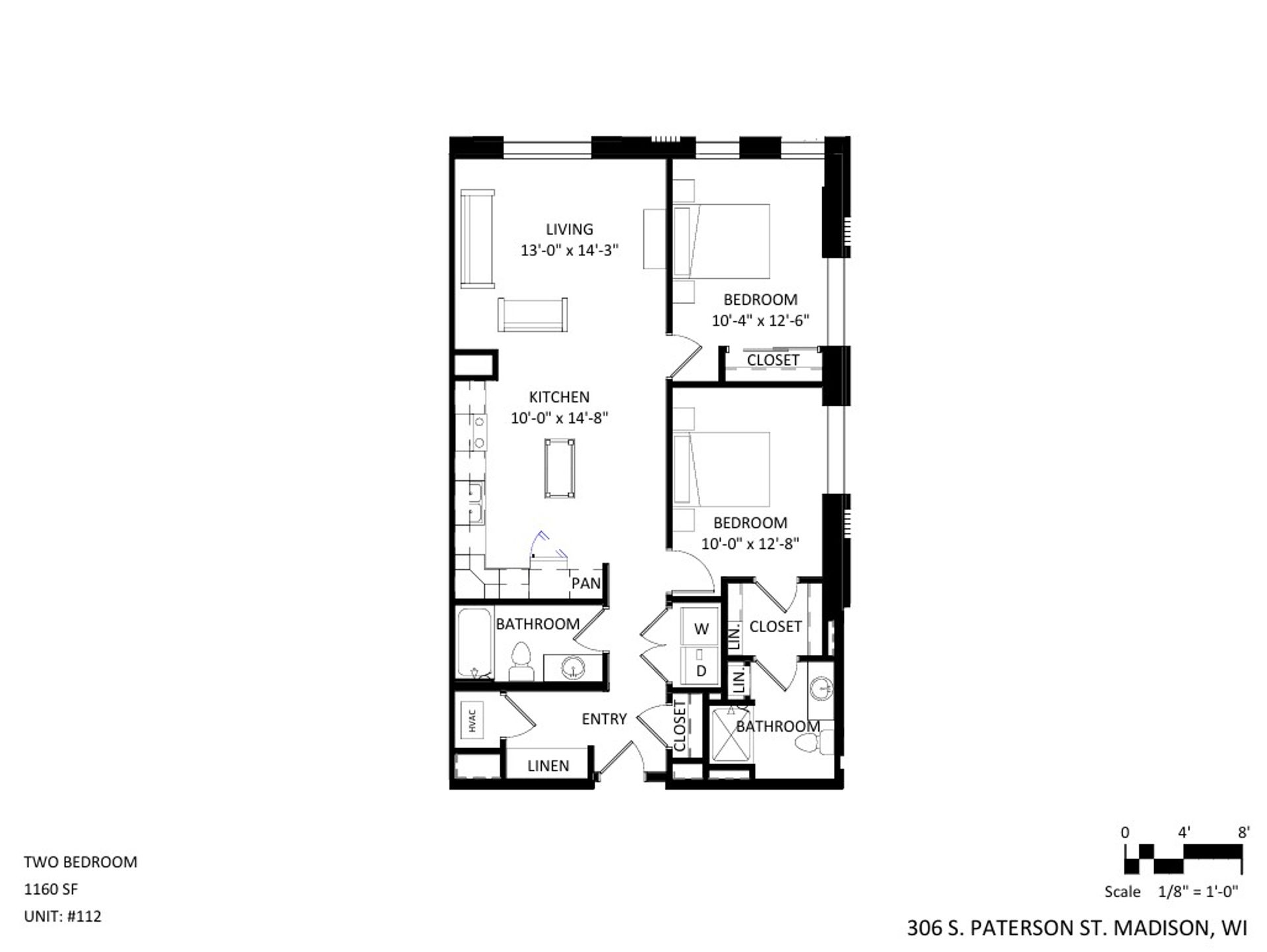 Madison Apartment: 306 S Paterson Street