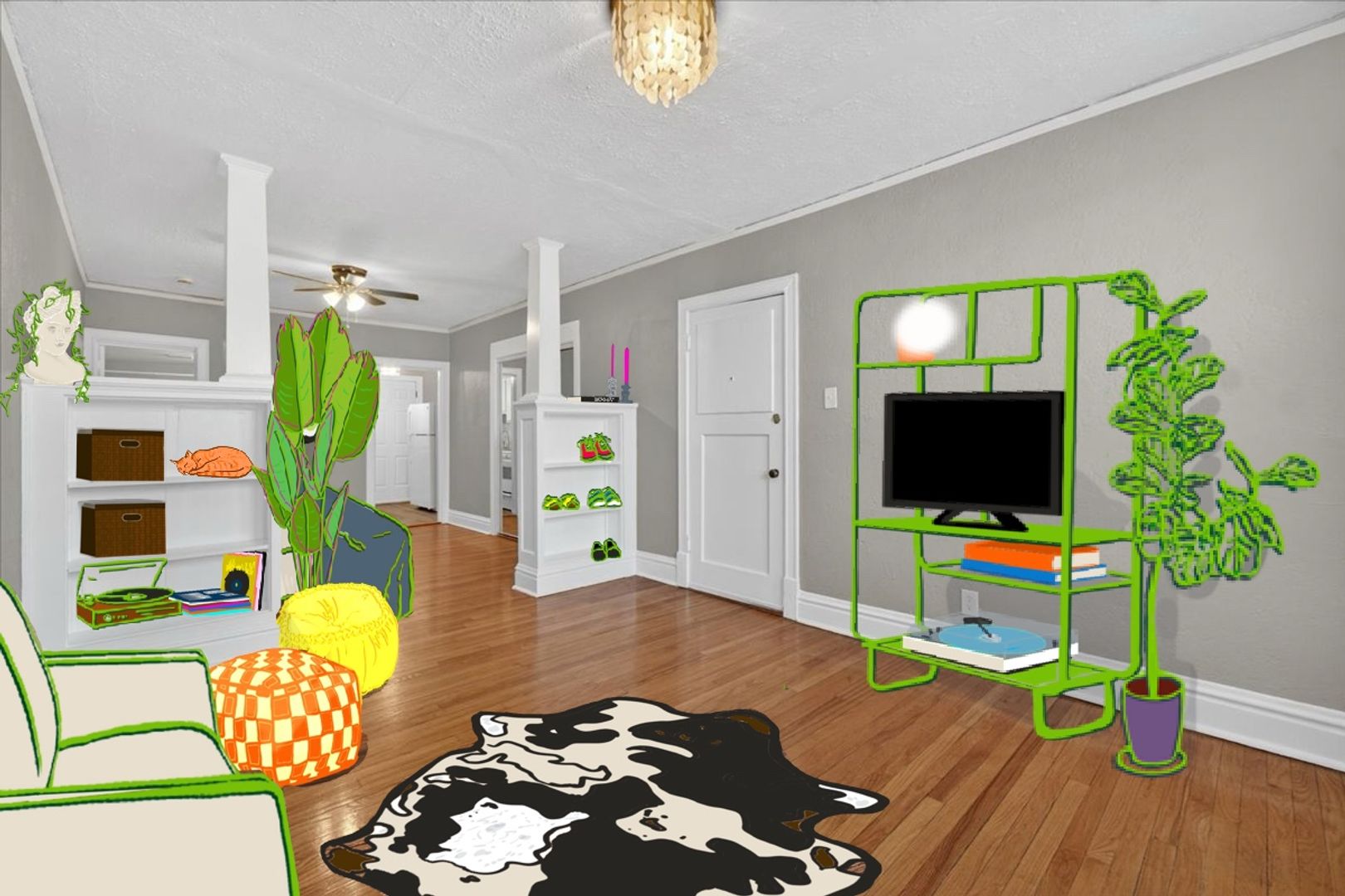 St. Louis Apartment: 3705-11 Hereford Street