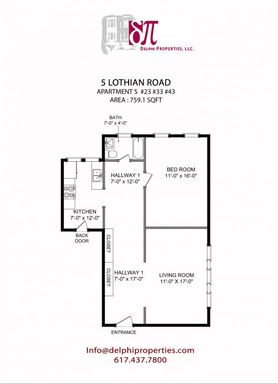 Huge 1 Bed on the "B" Line