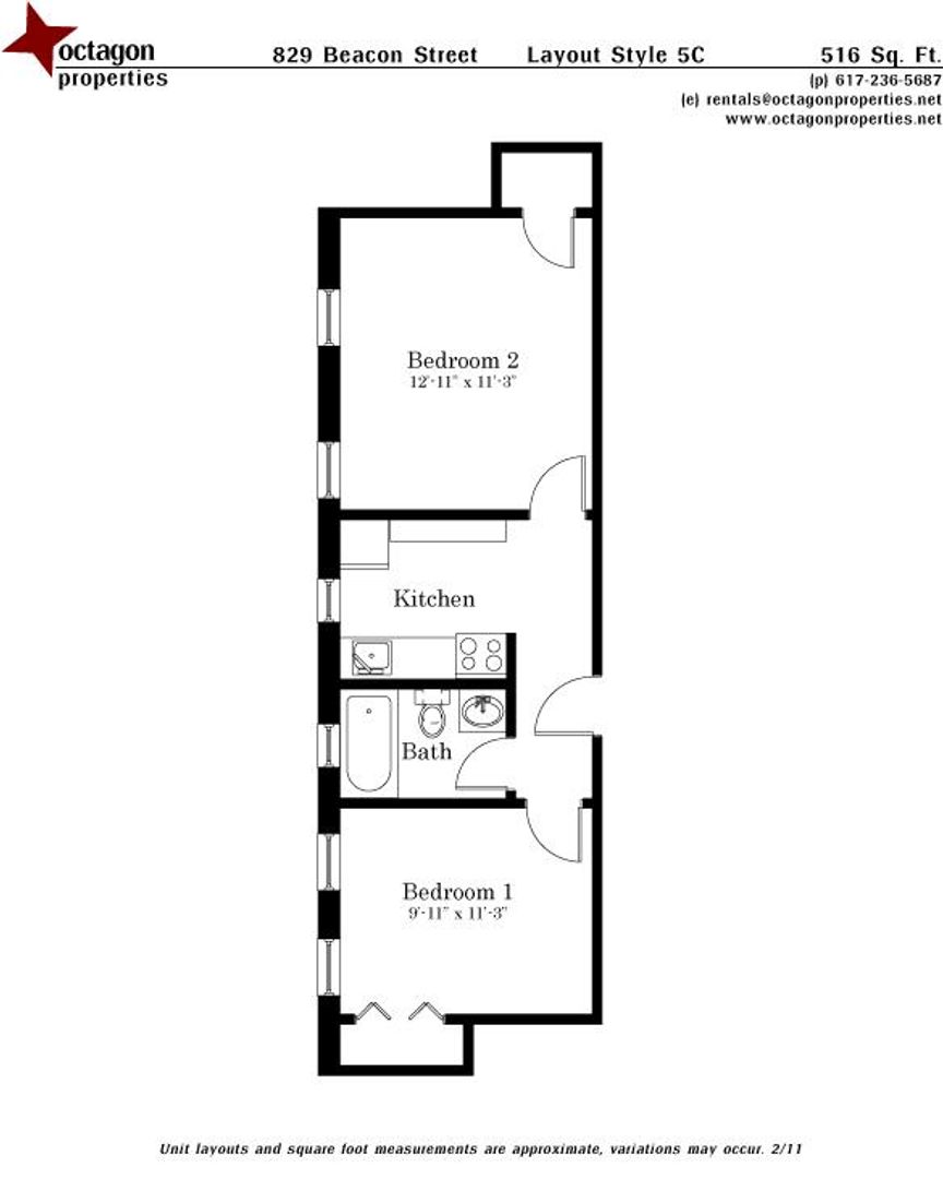 Boston (Kenmore) House: 829 Beacon St