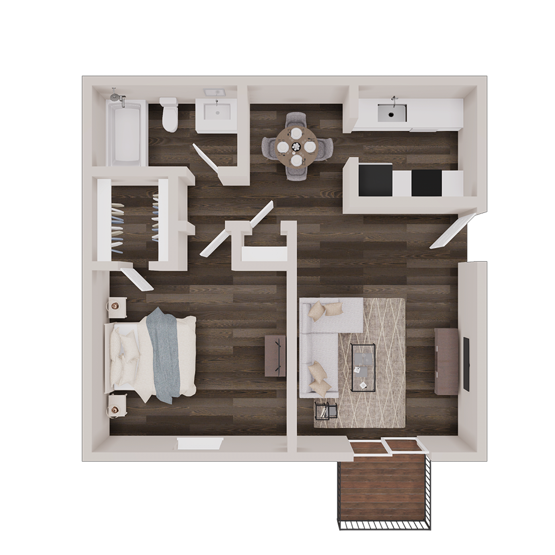 Denton Apartment: 524 S Carroll Blvd