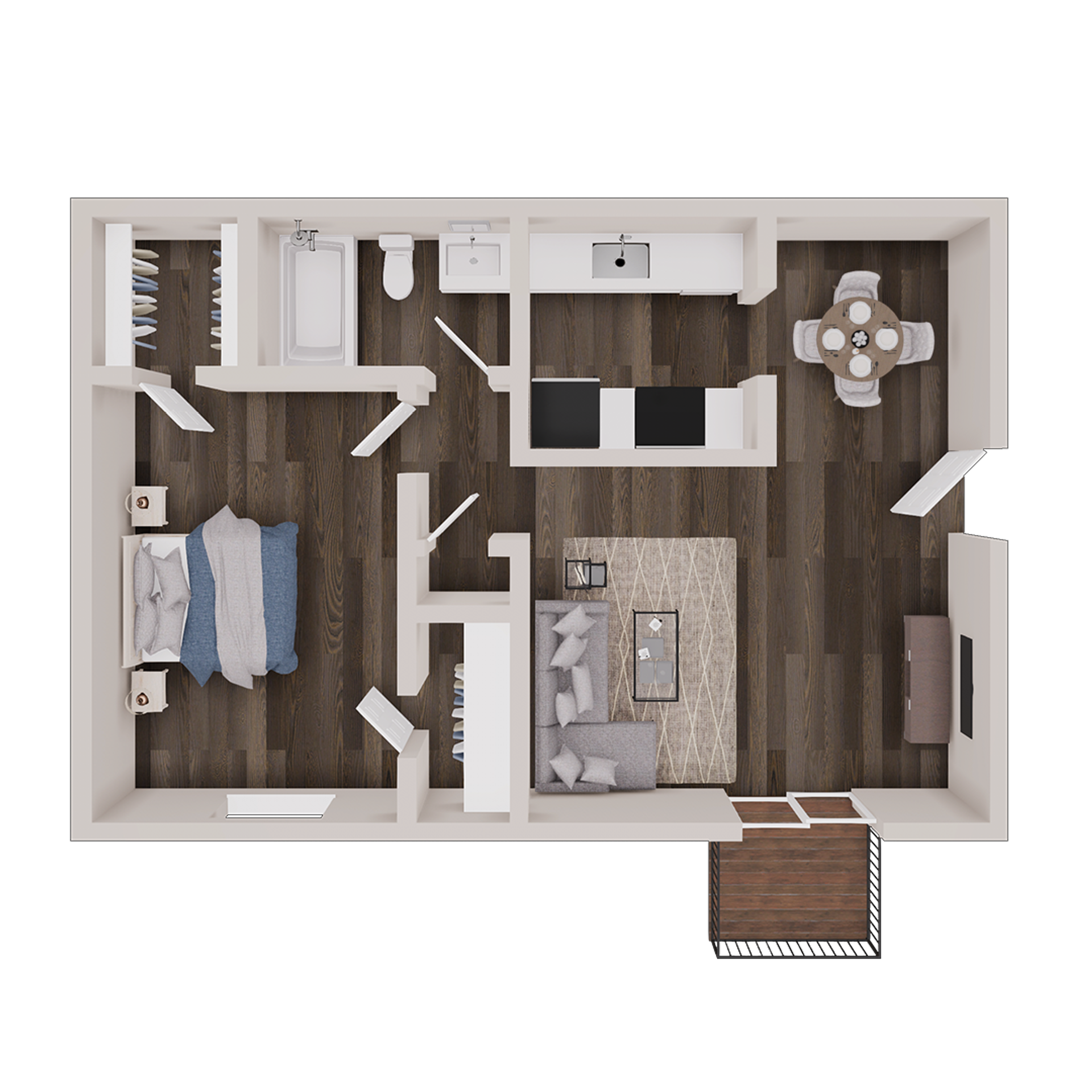 Denton Apartment: 524 S Carroll Blvd