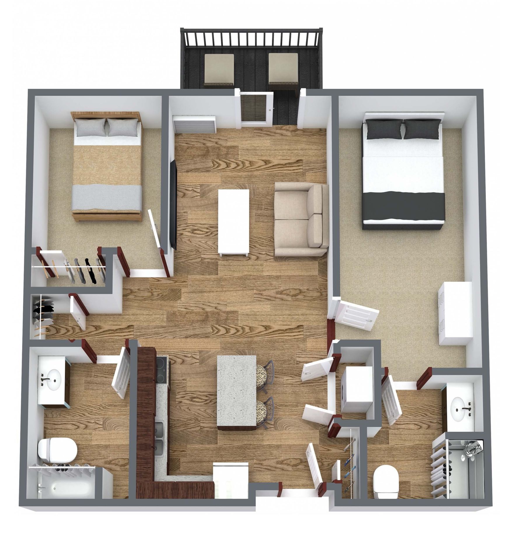 Monticello Apartment: 212 Locust St