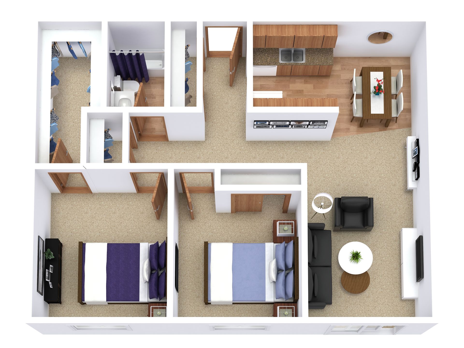 Big Lake Apartment: 400 Fern Street