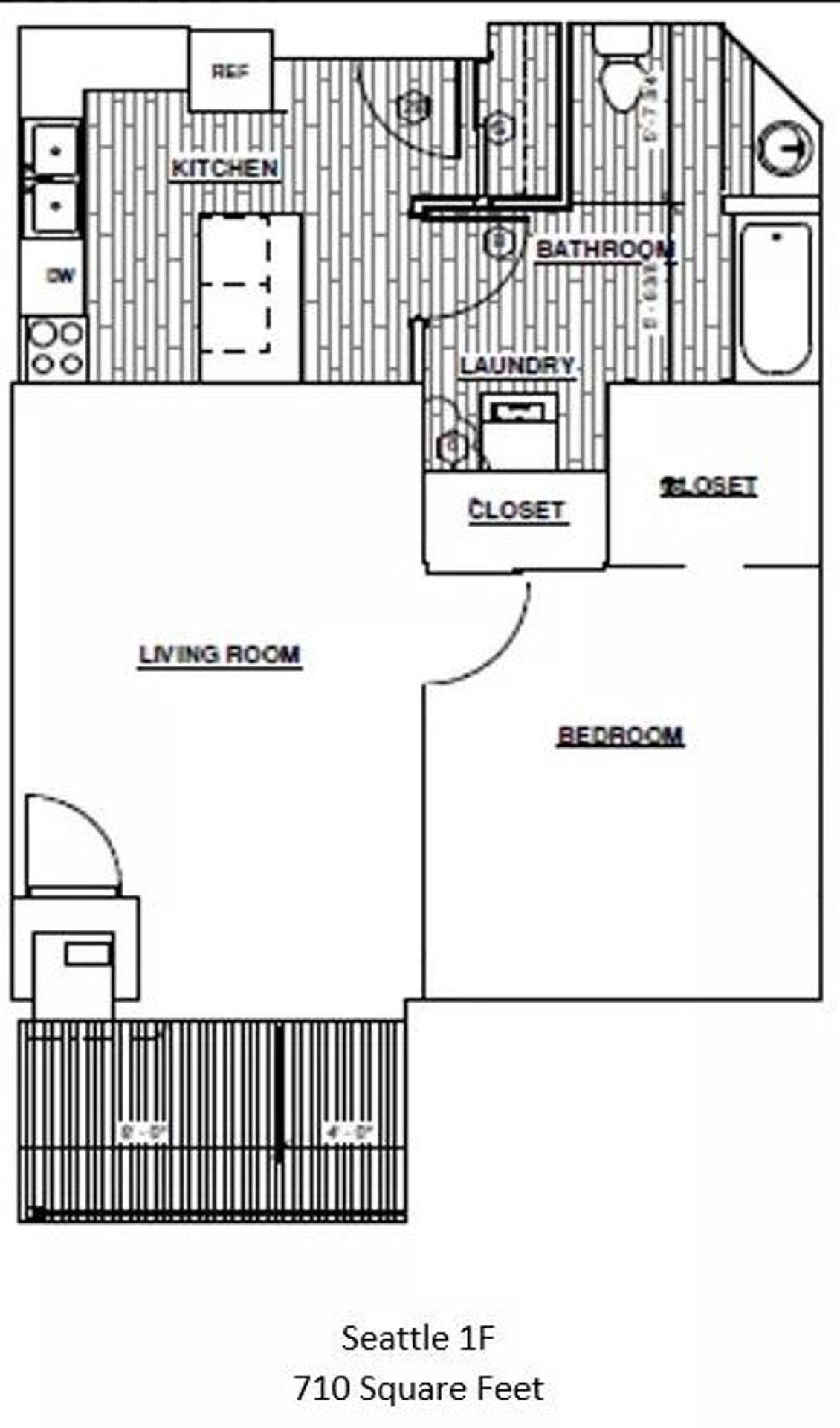 Monticello Apartment: 212 Locust St