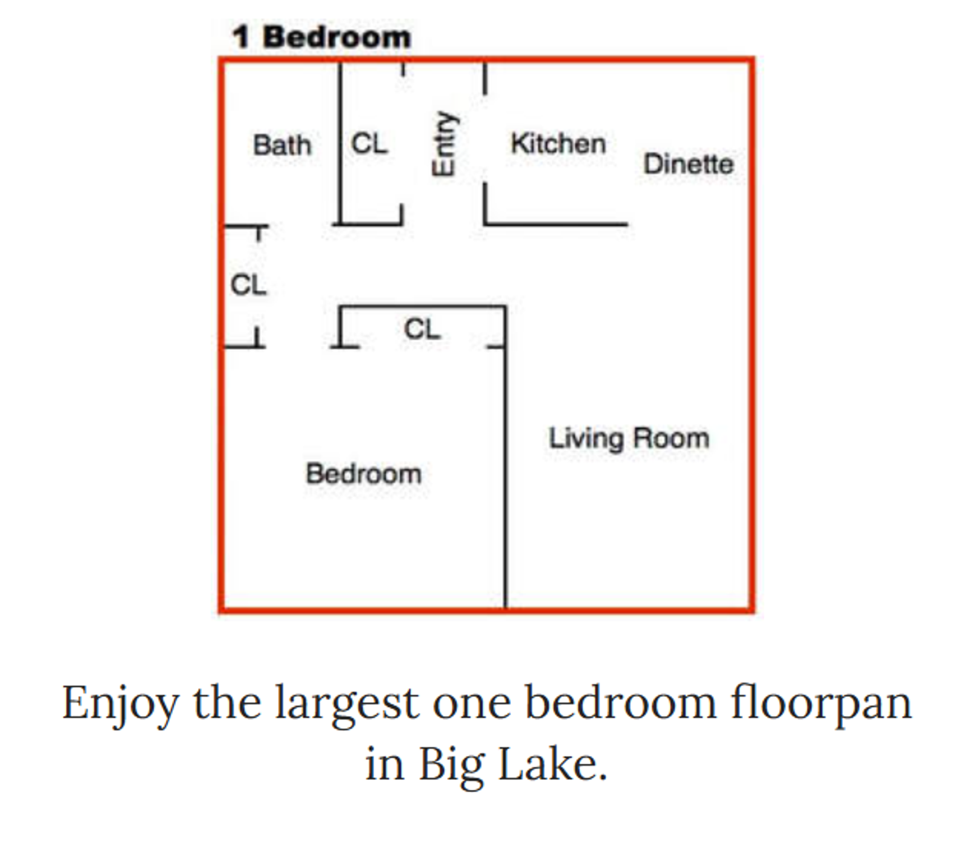 Big Lake Apartment: 400 Fern Street