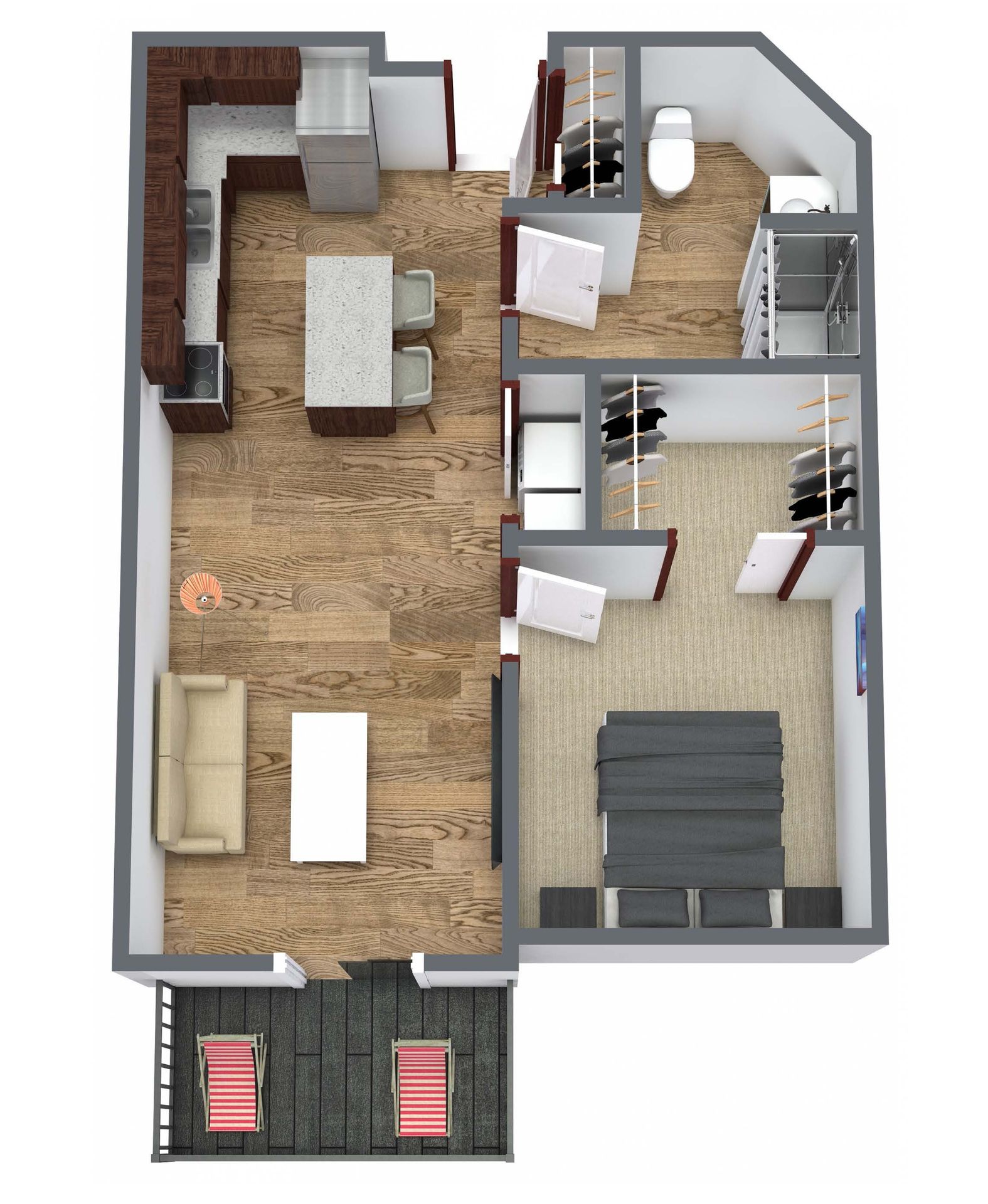 Monticello Apartment: 212 Locust St