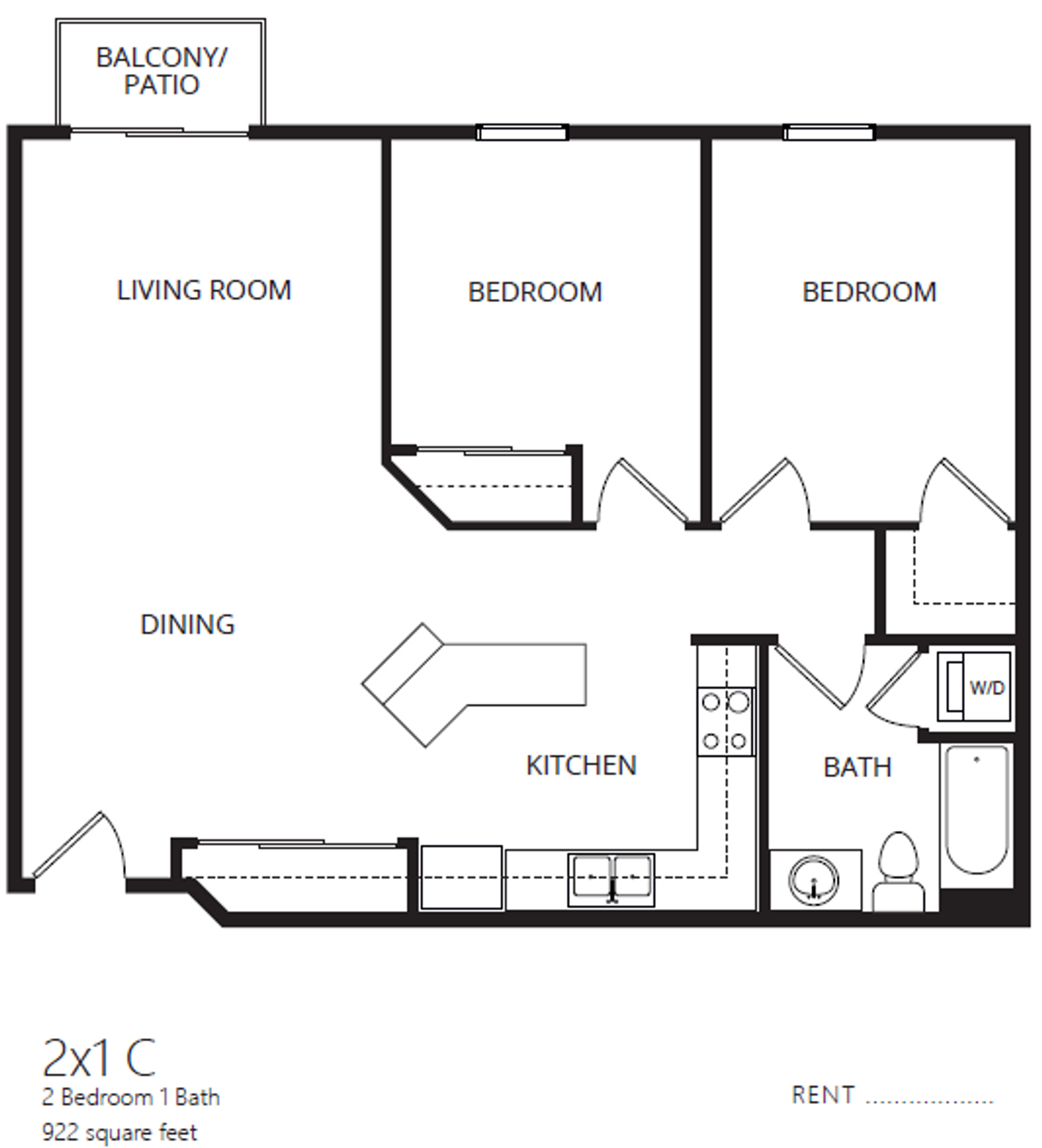 Sartell Apartment: 1531 7th Ave S