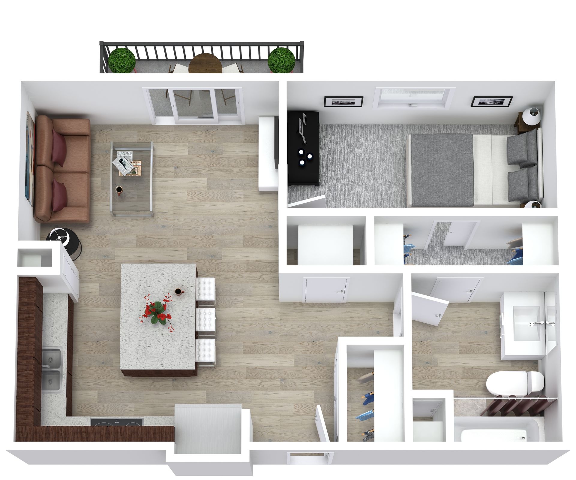 Melrose Apartment: 1250 Railroad Avenue NW