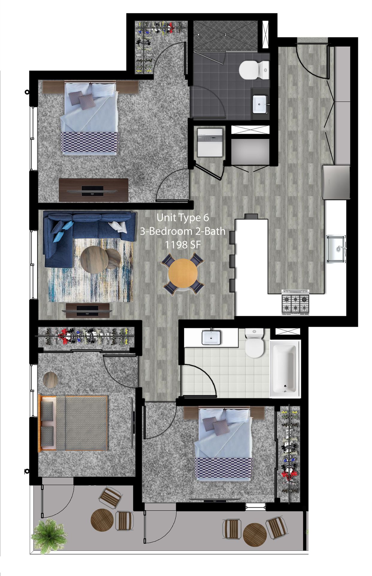 Los Angeles Apartment: 5122 W Maplewood Ave