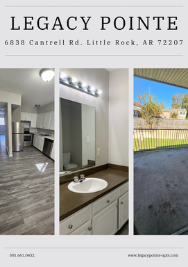 NEWLY RENOVATED 2 BEDROOM 1.5 BATH APARTMENT IN LITTLE ROCK! – photo 1