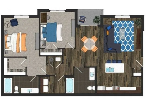 Kaylor Joe 2 bedroom / 2 bathroom, 1144 square feet – photo 1