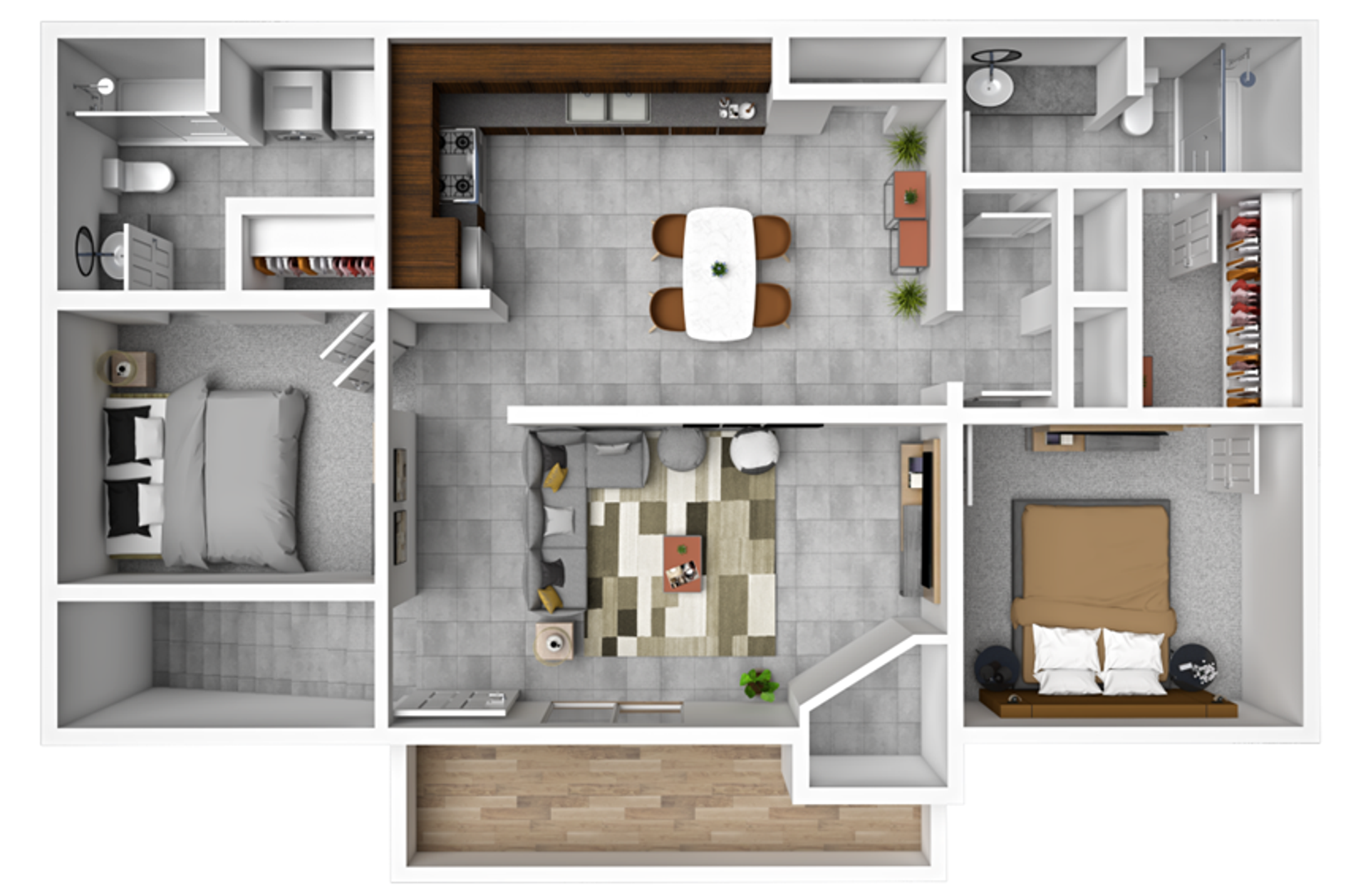 Fort Smith Apartment: 9608 Meandering Way