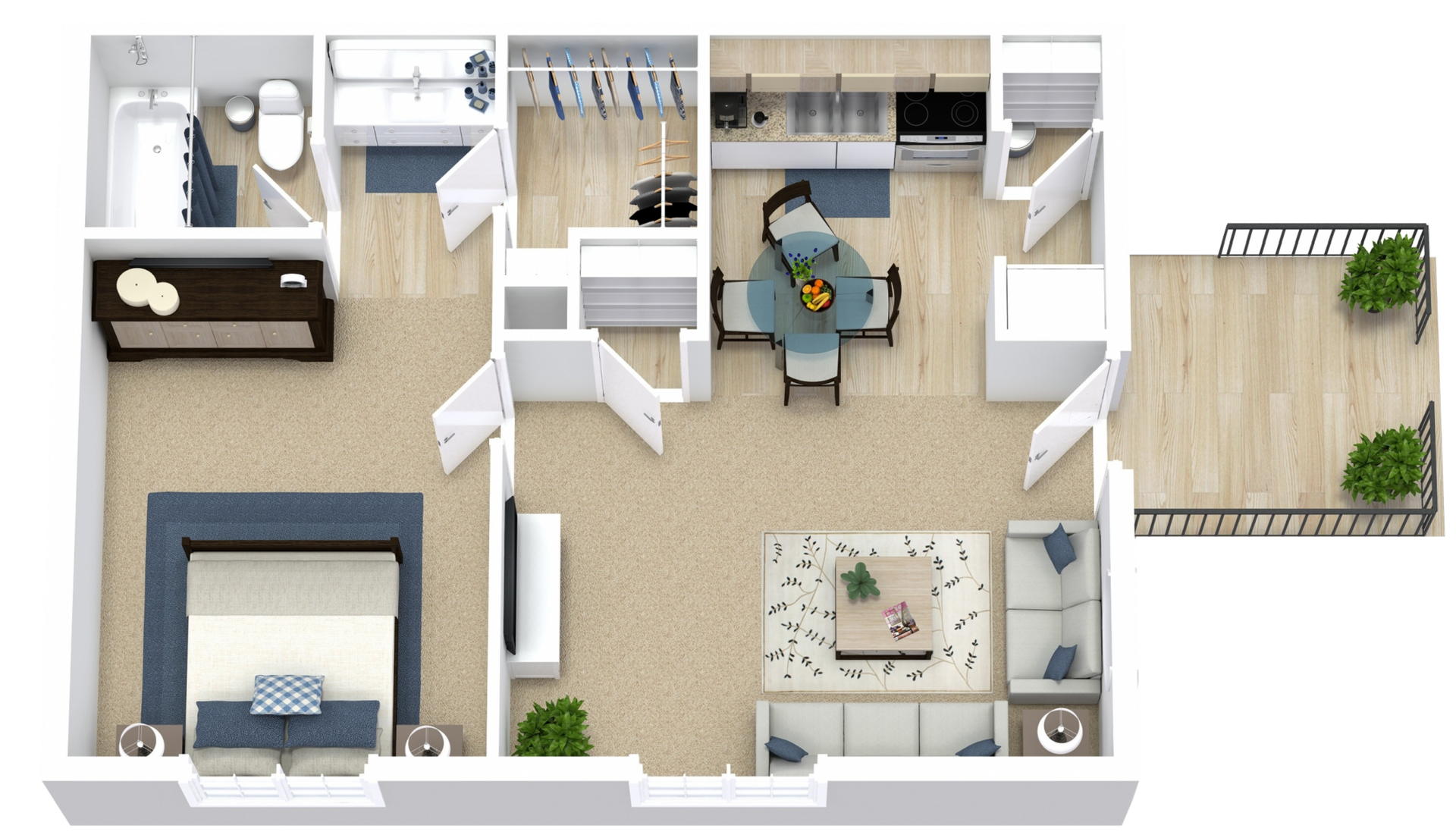 Mobile Apartment: 608 Azalea Rd