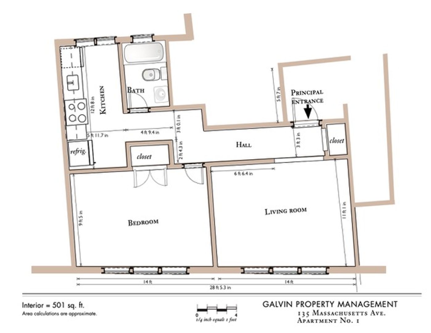Arlington Apartment: 135-137 Mass Ave
