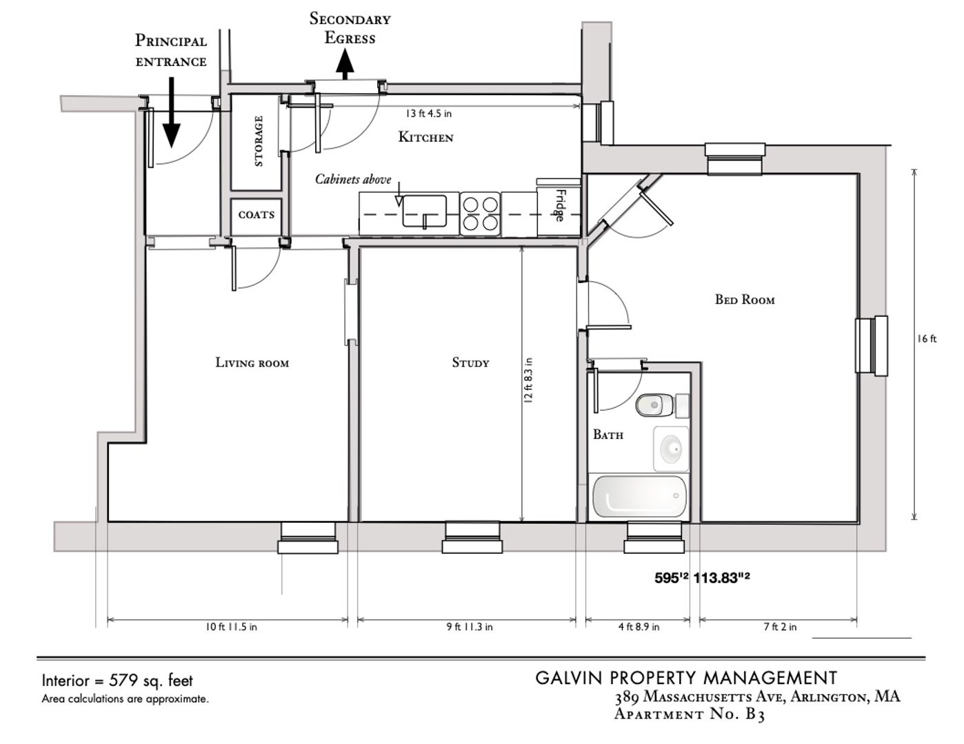 Arlington Apartment: 389 Mass Ave