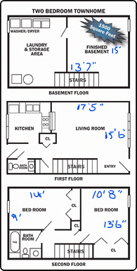 Spacious 3 level Townhome Available – photo 1