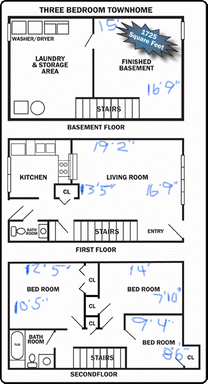 Spacious 3 level Townhome Available – photo 1