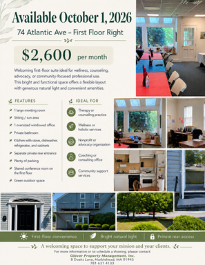 COMING SOON TO 74 ATLANTIC AVE!