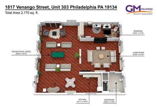 1817-21 E Venango Unit 303 – photo 1