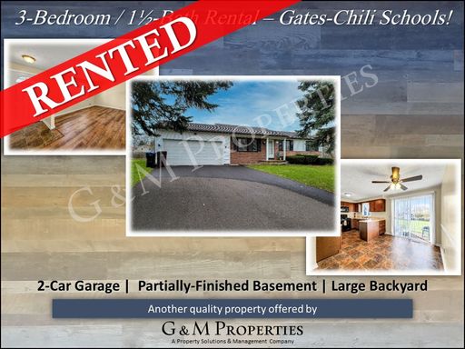 3-Bedroom Rental Available Now - Gates-Chili School District! – photo 1