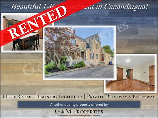 Beautiful 1-Bedroom Apartment - Downtown Canandaigua!
