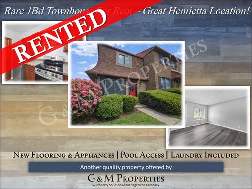 Rarely Available 1-Bedroom Townhouse in Henrietta: Updated & Amenity-Filled! – photo 1