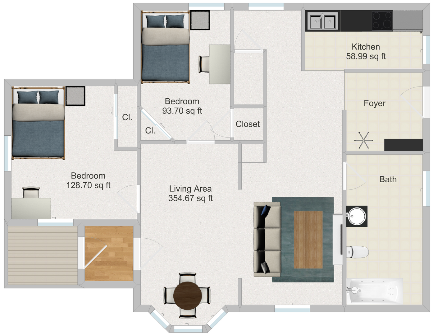 Minneaopolis Apartment: 701 6th St SE