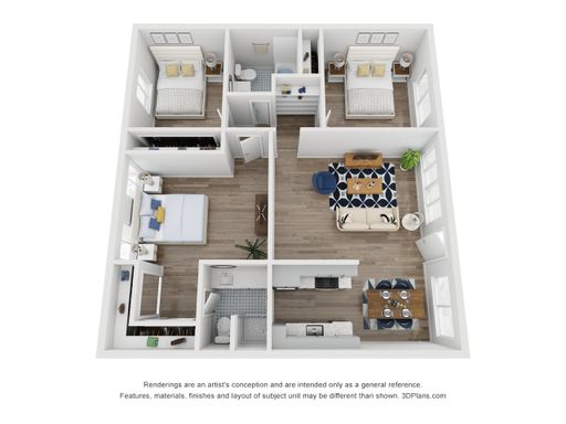 MODERN STYLE 3 BR- 1 MONTH FREE!! | Pool | Pet Friendly | Onsite Laundry | – photo 1