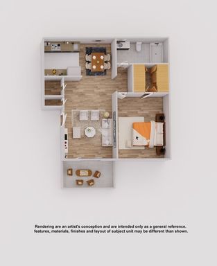 1 Bed 1 Bath - Apartment