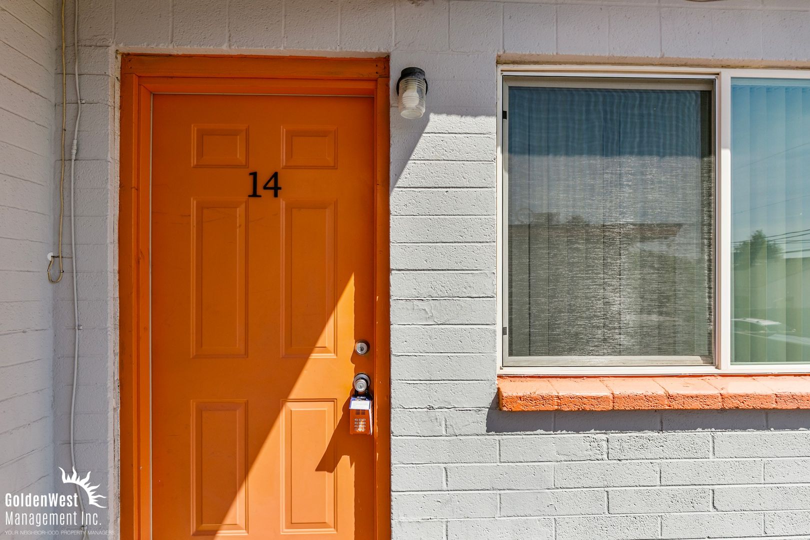 Apartment entry at Pineview Meadows Apartments.