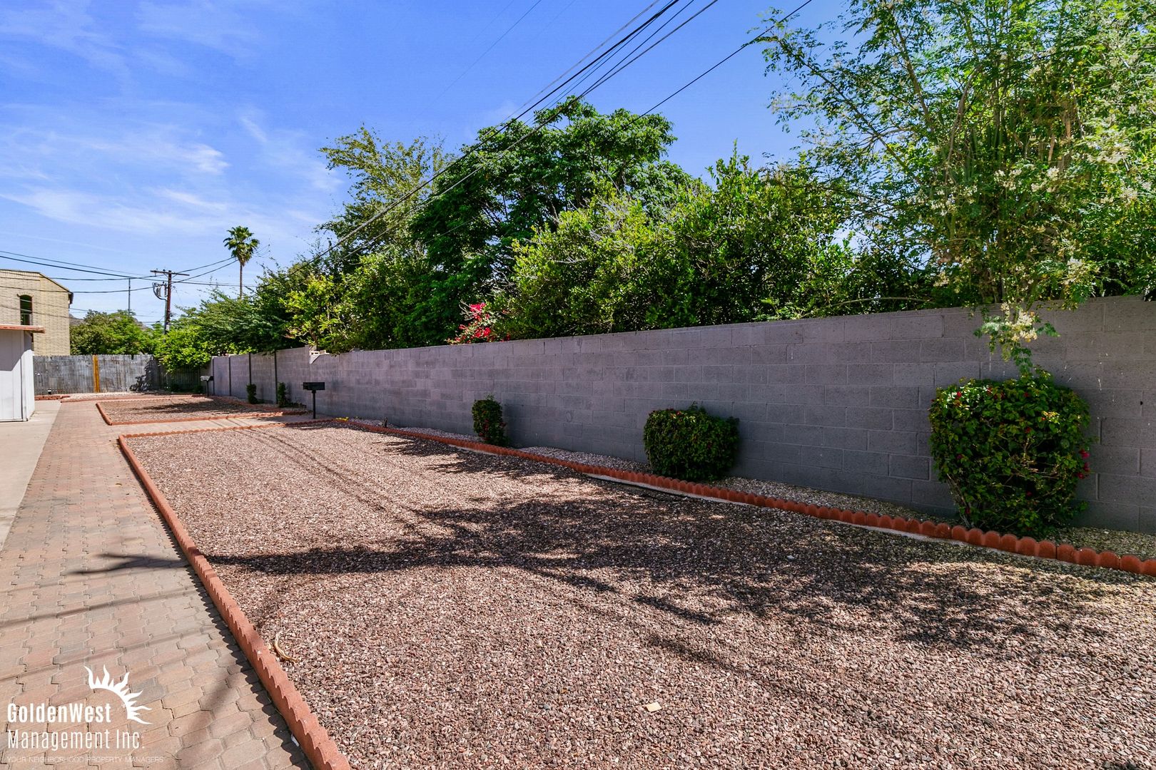 Shared outdoor space at Pineview Meadows Apartments.