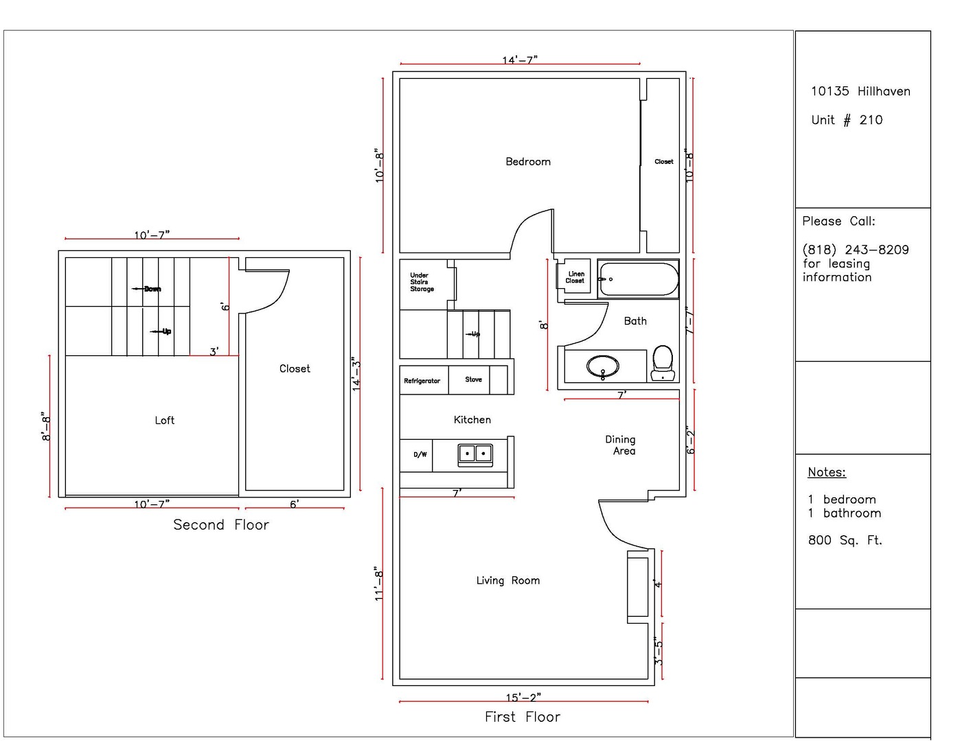 Los Angeles Apartment: 10135 Hillhaven Ave