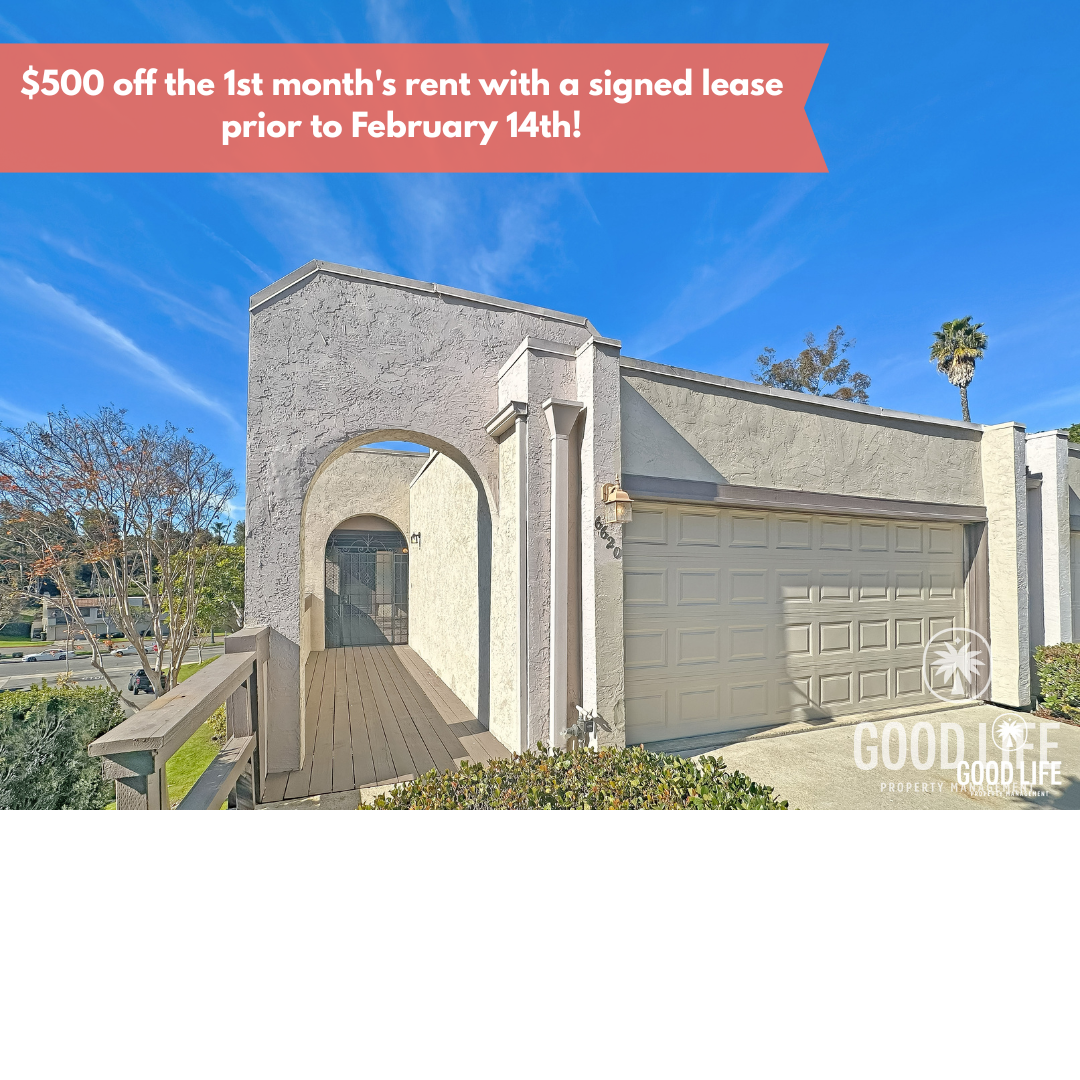 San Diego Townhome: 6620 Reservoir Ln