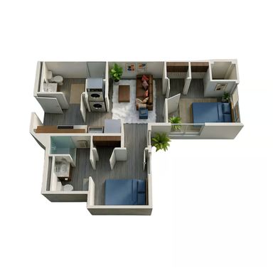 (Pre-Lease 2026) Modern West Campus One Bedroom – photo 1