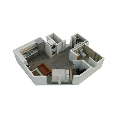 (Pre-Lease 2026) Modern West Campus Studio – photo 1