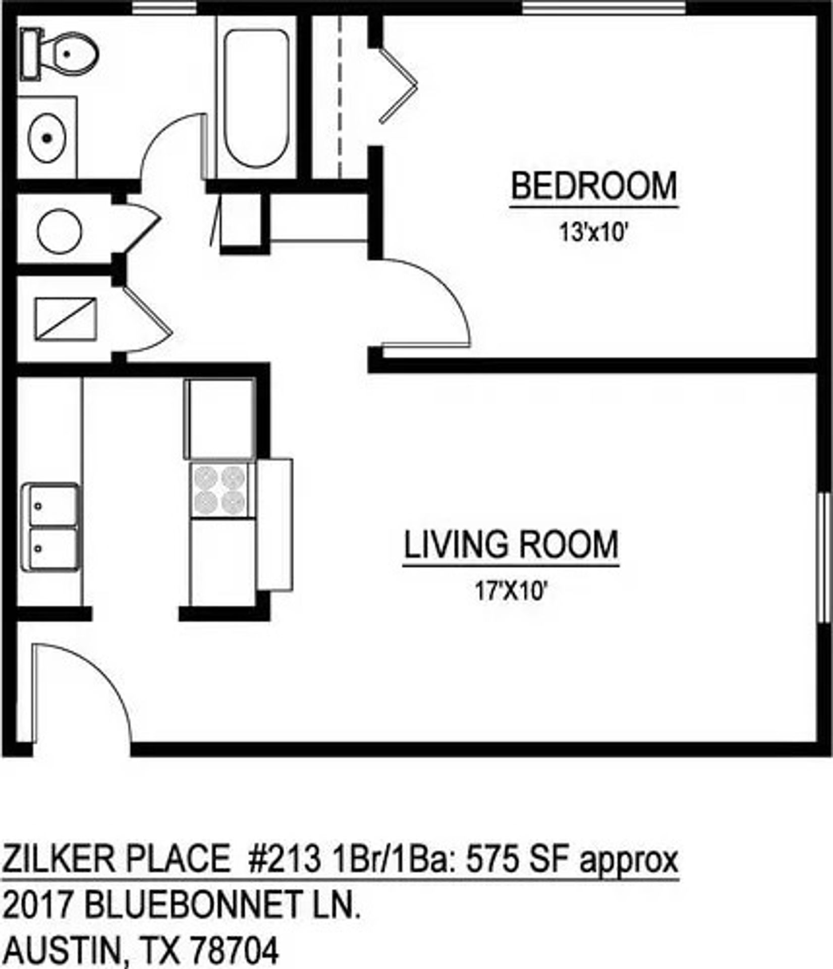 Austin Apartment: 2017 Bluebonnet Ln