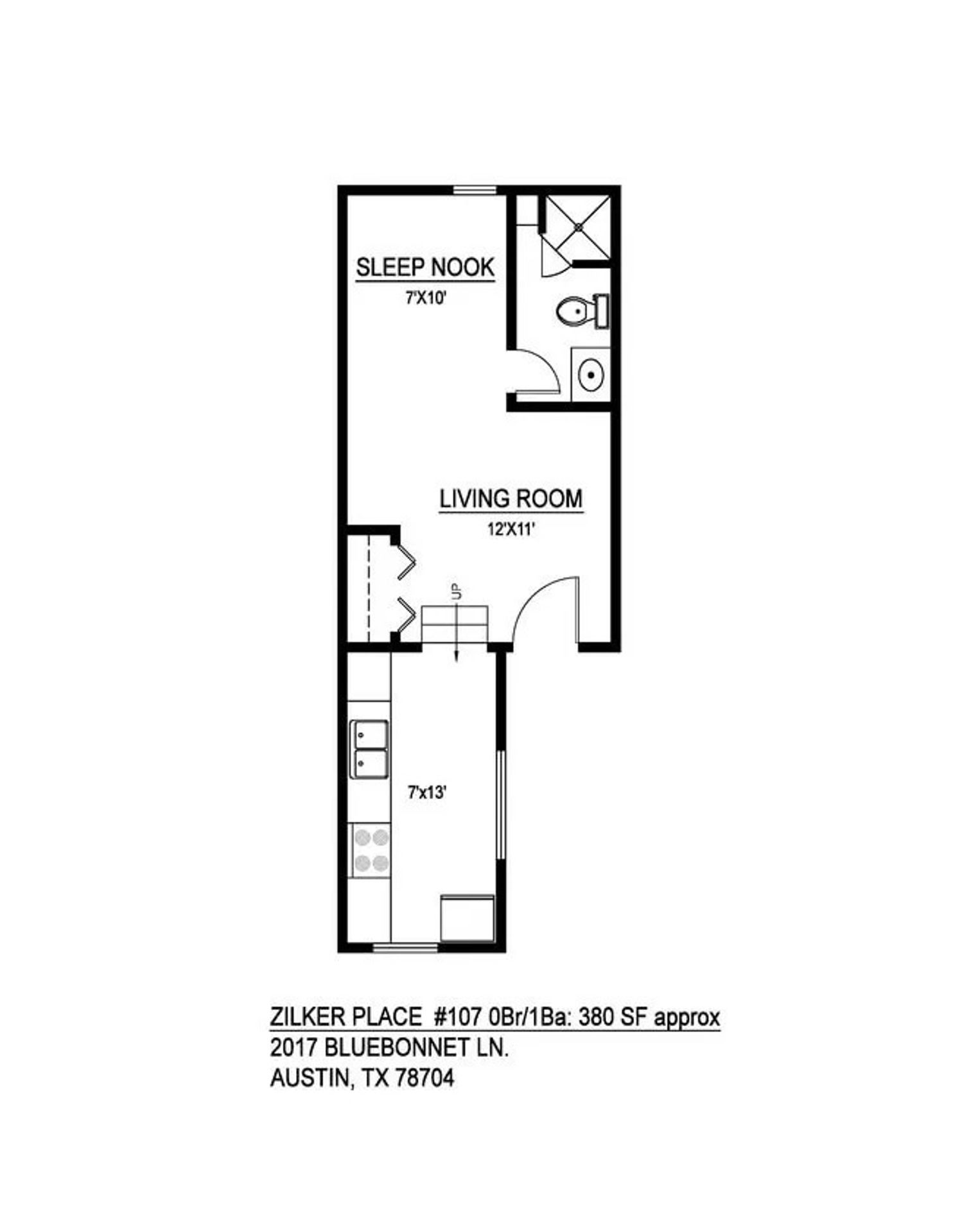 Austin Apartment: 2017 Bluebonnet Ln