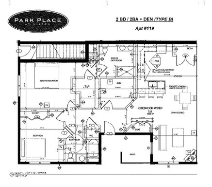 2 Bedroom w/ Den Luxury Apartment in Wilton!