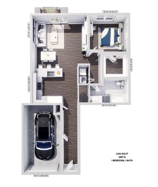 1st Floor - 1 Bedroom Luxury Apartment