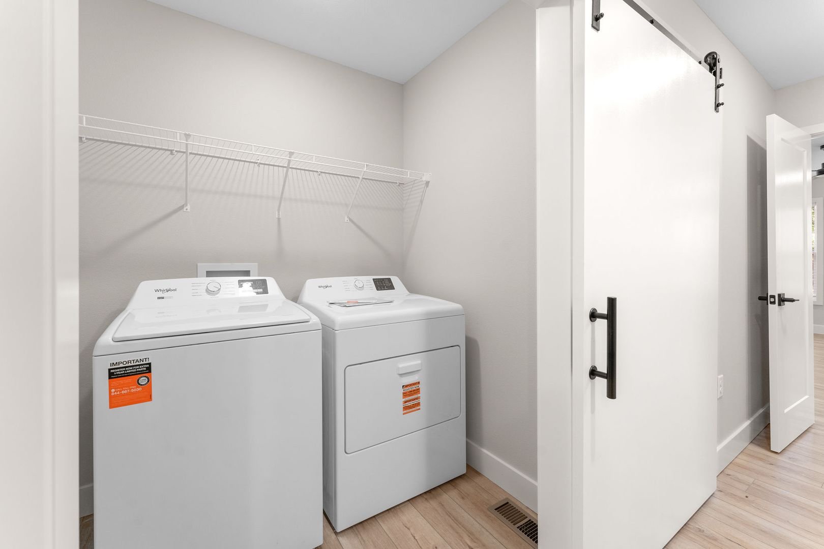 Laundry room at The Creekside at Finley