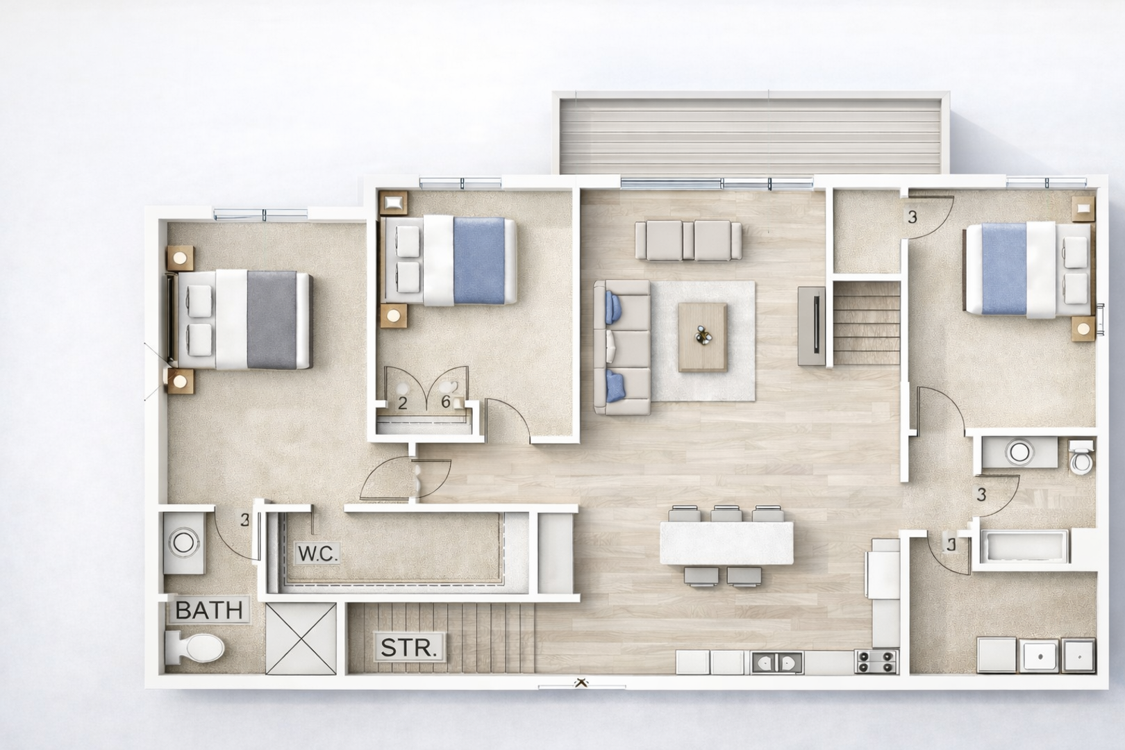 Grand Blanc Apartment: 1199 E. Grand Blanc Rd