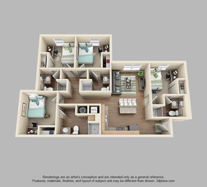 Richmond Flats - Shared 4 bed/4bath - Available for Spring 2026!