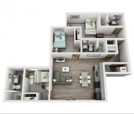 Highland Quarters - Individual Lease - Layout C2 – photo 1