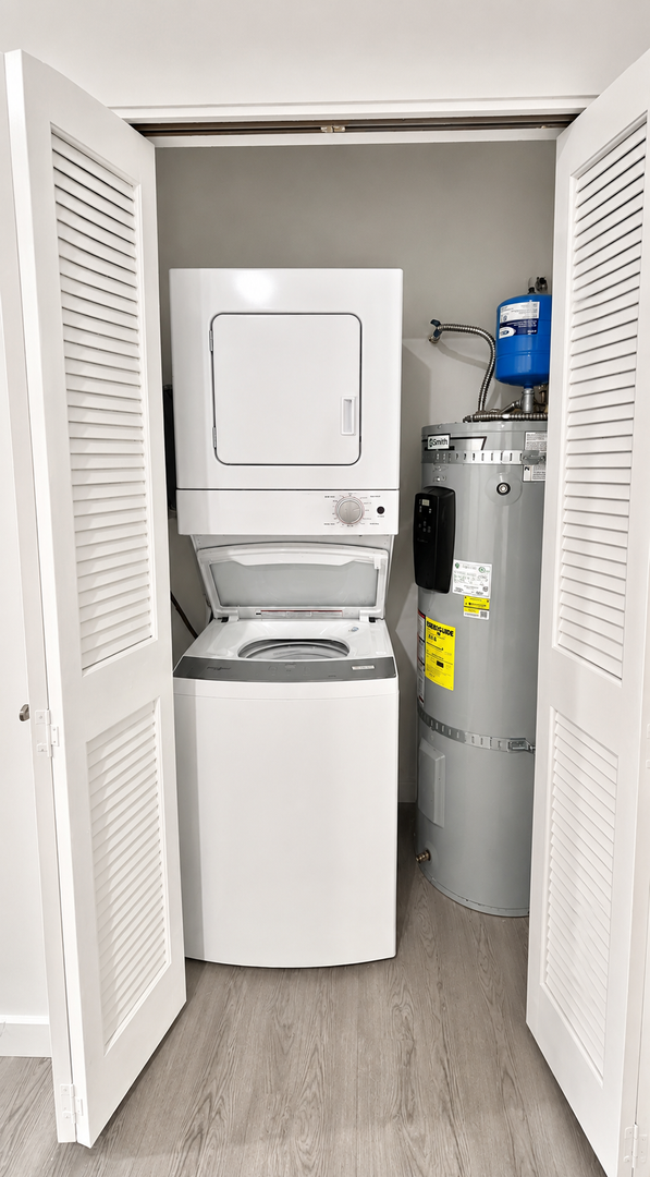 Laundry room at L0572 - NE 61st Apartments