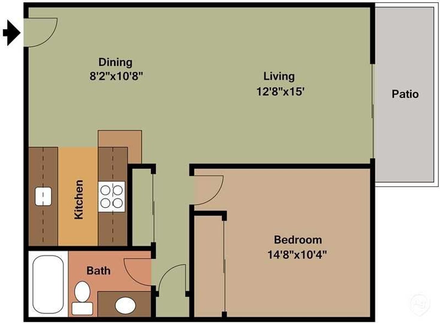 Anaheim Apartment: 1219 N. State College Blvd.