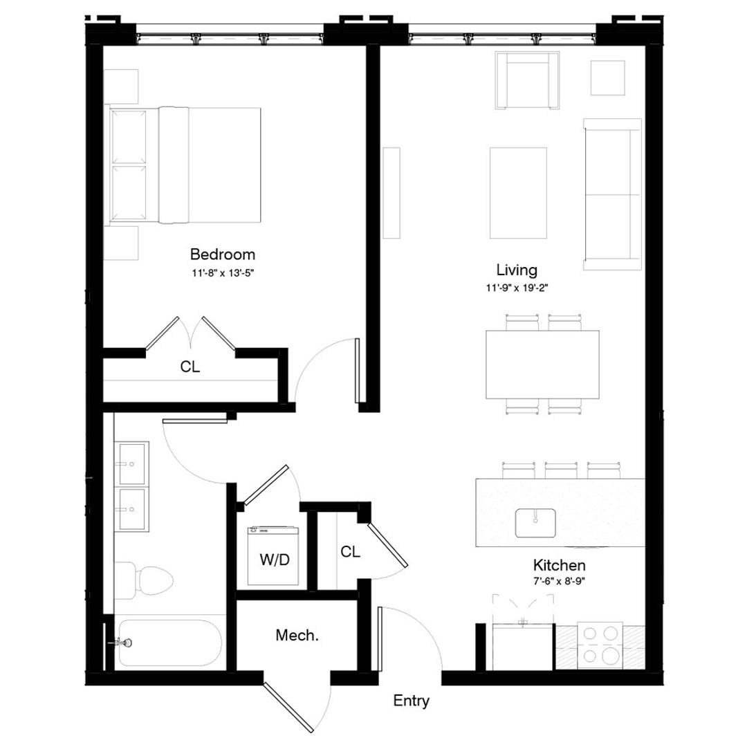 Philadelphia Apartment: 211 Vine Street