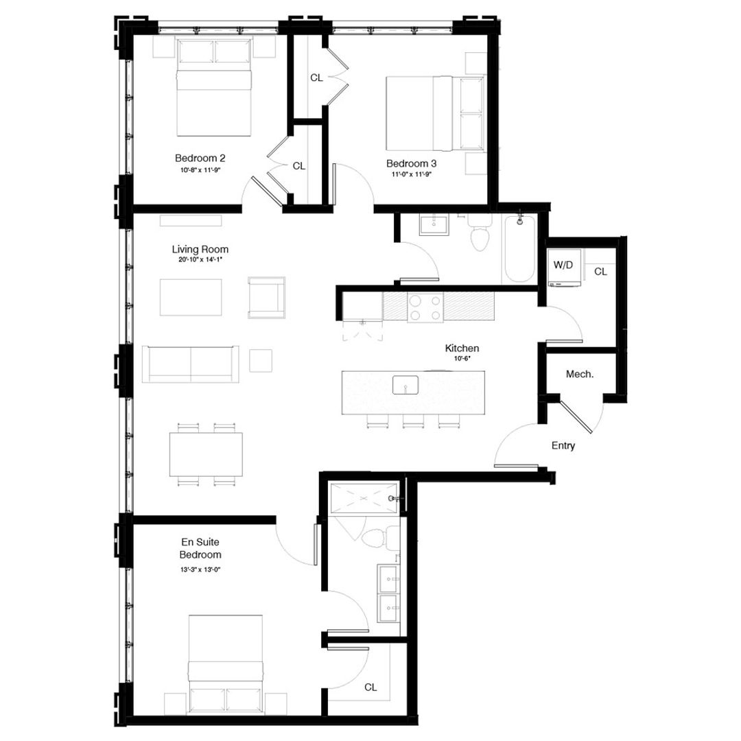 Philadelphia Apartment: 211 Vine Street