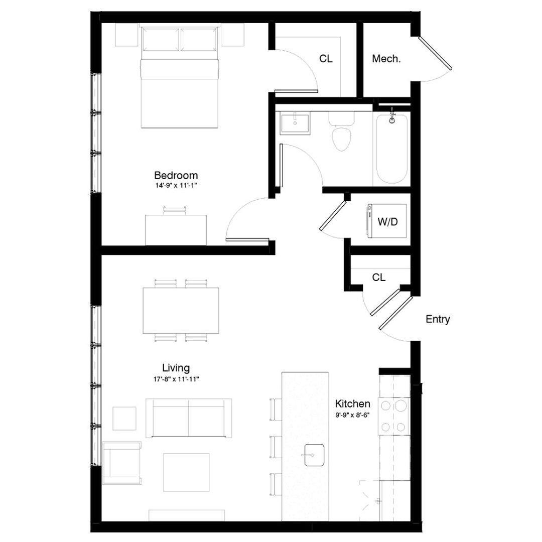 Philadelphia Apartment: 211 Vine Street